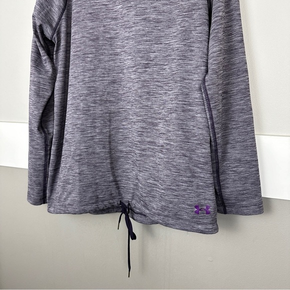 Under Armour Womens Pullover Size Large Hoodie Loose Fit Heat Gear - Picture 2 of 4